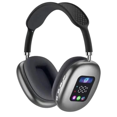 AKZ Max700 Wireless Headphones – Smart Digital Battery Display