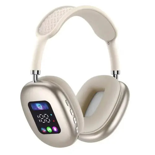 AKZ Max700 Wireless Headphones – Smart Digital Battery Display